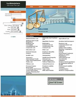 Legal Search Brown Blue Personal Use Template