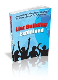 List Building Explained PLR Ebook