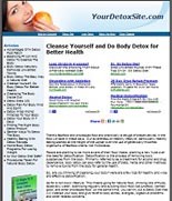 Detox Website PLR Template