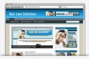 Hair Loss Niche Blog Personal Use Template
