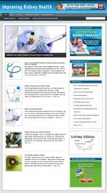 Kidney Health Niche Blog Personal Use Template With Video