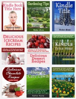Kindle Cover Templates MRR Graphic