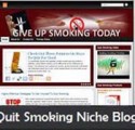 Quit Smoking Niche Blog Personal Use Template 