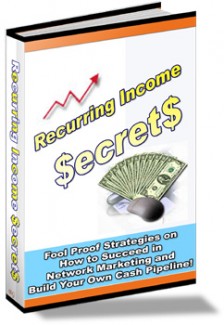 Recurring Income Secrets PLR Ebook