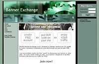 Banner Exchange Green Design Personal Use Template