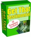 Get That Testimonial Personal Use Software