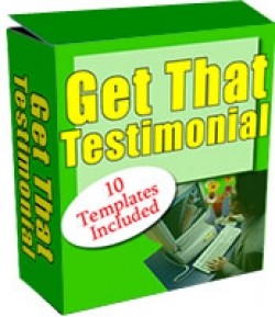 Get That Testimonial Personal Use Software