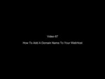 How To Add A Domain To A Webhost Plr Video