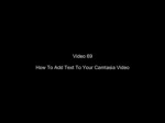 How To Add Text To Your Camtasia Video Plr Video