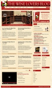 Wine Lovers WordPress Theme Personal Use Template