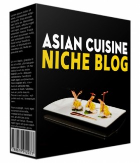 Asian Cuisine Niche Website Personal Use Template