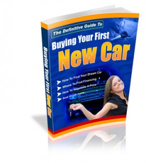 Buying Your First New Car Plr Ebook