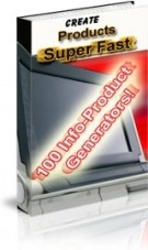 Create Products Super Fast Resale Rights Ebook