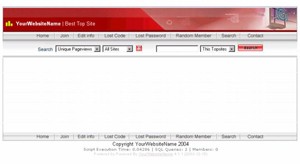 My Top Sites Counter Red Personal Use Template