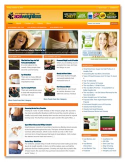 Weight Loss And Acai Berry Blog PLR Template