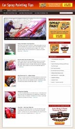 Car Spray Painting Niche Blog Personal Use Template With Video