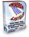 Universal List Builder PLR Software With Video