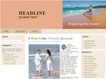 Enjoying The Ocean Wordpress Theme Plr Template