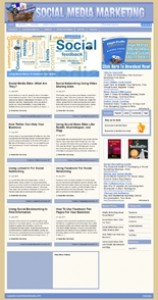 Social Media WordPress Theme Personal Use Template