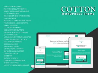 Cotton WordPress Theme Personal Use Template With Video