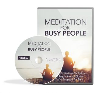 Meditation For Busy People Video Upgrade MRR Video With Audio