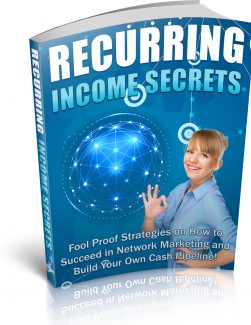 Recurring Income Secrets PLR Ebook
