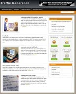 Traffic Niche Blog PLR Template