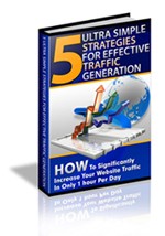 5 Ultra Simple Strategies For Effective Traffic Generation Plr Ebook