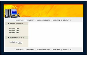 Computer General Store Gold Personal Use Template