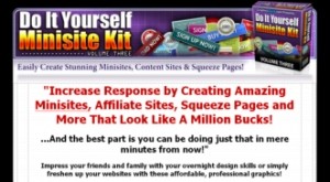 DIY Minisite Kit Vol 3 Personal Use Template