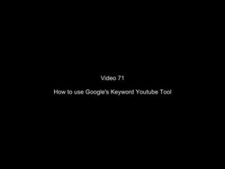 Google YouTube Keyword Tool & How To Block People On Facebook Plr Video
