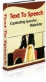 Text To Speech PLR Ebook 