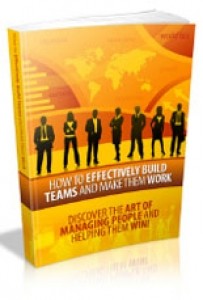 How To Effectively Build Teams And Make Them Work Mrr Ebook