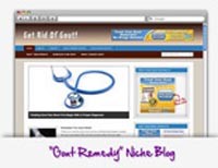 Gout Remedy Blog Personal Use Template With Video
