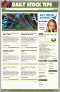 Stock Tips WordPress Theme Personal Use Template