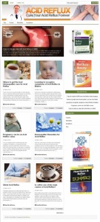 Acid Reflux Plr Niche Blog PLR Template