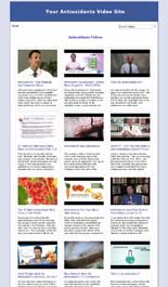 Antioxidants Video Site Builder MRR Software