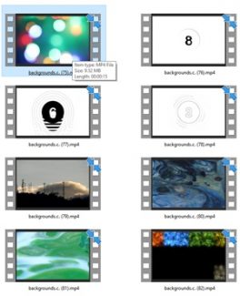 Backgrounds Stock Videos Five – V2 MRR Video
