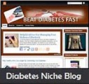 Diabetes Niche Blog Personal Use Template 