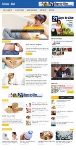 Fat Loss Niche Blog Personal Use Template
