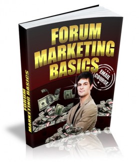 Forum Marketing Basics Ecourse PLR Autoresponder Messages