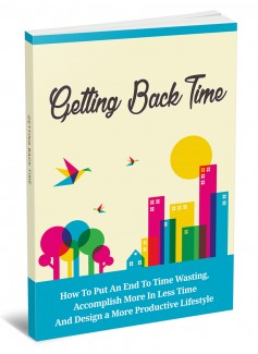 Getting Back Time MRR Ebook