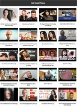 Hair Loss Instant Mobile Video Site MRR Software