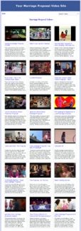 Marriage Proposal Video Site Builder MRR Software
