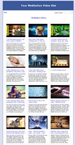 Meditation Video Site Builder MRR Software