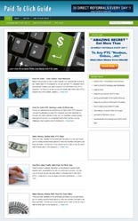 Paid To Click Blog Personal Use Template With Video
