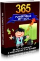 365 Power Sales Methods Give Away Rights Ebook 