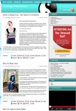 Dealing With Stress Niche Blog PLR Template