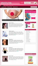 Infertility Niche Blog Personal Use Template With Video