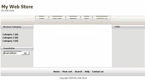 My Web Store Tan Personal Use Template